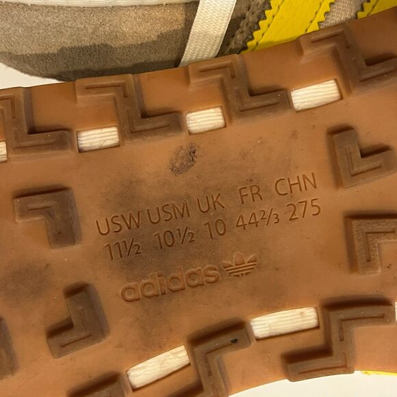 Adidas Originals Retropy E3 Sneakers Lace Up Green Yellow 10.5 - Picture 6 of 9